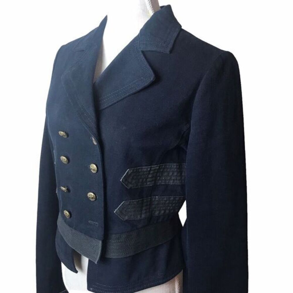 Vintage Polo Ralph Lauren Woman's 1967 Button Up Military Band Style Jacket SZ M